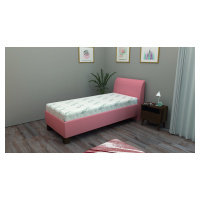 Čalouněná postel Fatima s čelem a úložným prostorem Rozměr: 90x200 cm, Výška: 42 cm, Potahová lá