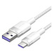 Vention USB 2.0 A Male to C Male 6A Cable 1M White Aluminum Alloy Type