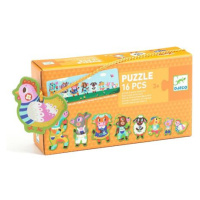 DJECO Puzzle Big and small on the farm - 16 pcs