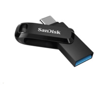 SanDisk Flash Disk 64GB Ultra Dual Drive Go, USB-C 3.2, Černá