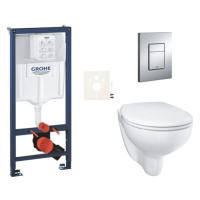 Závěsný wc set do lehkých stěn / předstěnová montáž Grohe Bau Ceramic SIKOGRSBAUE