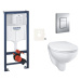 Závěsný wc set do lehkých stěn / předstěnová montáž Grohe Bau Ceramic SIKOGRSBAUE