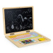 ECOTOYS Dětský edukační laptop Topka hnědý