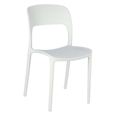 Plastová jídelní židle Frankie bílá