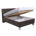 Čalouněná postel Vctoria 120x200, šedá, bez matrace