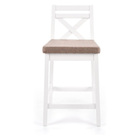 Barová židle Zoja bílá