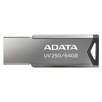 ADATA UV250 - 64GB, stříbrná - AUV250-64G-RBK