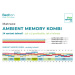 BEDTON AMBIENT MEMORY KOMBI  200x210x18 AGNOTEX nepodšitý