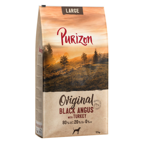 Purizon Large Black Angus s krocanem - Výhodné balení: 2 x 12 kg