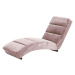 Dkton Luxusní relaxační křeslo Nana světle růžové