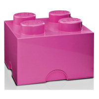 Lego® úložný box 250x252x181 růžový