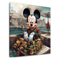 Obraz na plátně - Mickey Mouse v Luxusu | different dimensions