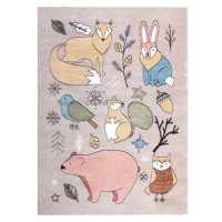 Dywany Łuszczów Dětský kusový koberec Fun Forester beige - 280x370 cm