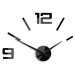 ModernClock 3D nalepovací hodiny Reden černé
