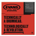 Evans ETP-G2CTD-F G2 Coated Tom Pack - Fusion