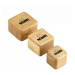 NINO Percussion NINO507 Wood Shaker Square - 3 Pcs