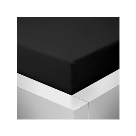 CHANAR Prostěradlo Jersey STANDARD 90 × 200 cm, černé