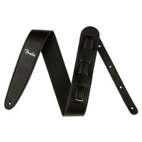 Fender Vegan Leather Strap, Black, 2.5