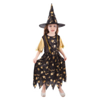 Dětský kostým zlatá čarodějnice (S)