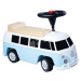 Odrážedlo minibus se zvukem Baby Volkswagen T1 Blue BIG s reálným designem a odkládací prostorem