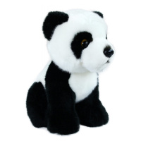 plyšová panda sedící, 18 cm