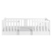Dětská postel 100x200cm se zábranami elsa - bílá
