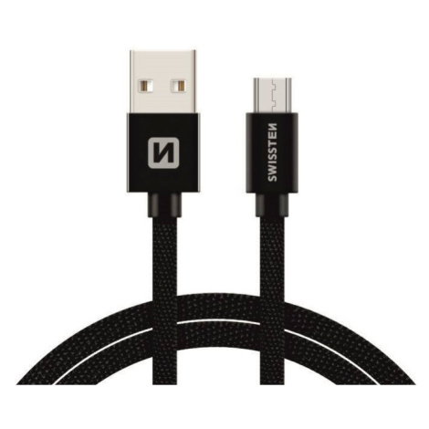 Swissten 71521201 USB/USB-C, 1,2m, černý