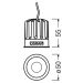 OSRAM LEDVANCE PL-CN50-COB- 1400-840-40D-G2 4052899621350