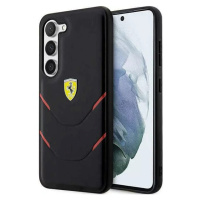 Kryt Ferrari Samsung Galaxy S23+ black hardcase Hot Stamp Lines (FEHCS23MPBAK)