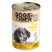 Dogs'n Tiger Junior 12 × 400 g - výhodné balení - kuřecí a batáty