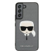 Karl Lagerfeld KLHCS22MSAKHSL hard silikonové pouzdro Samsung Galaxy S22 PLUS 5G silver Saffiano