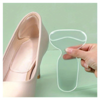 Patní gelové vložky do bot, transparent, 2 ks