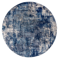 Flair Rugs koberce Kusový koberec Cocktail Wonderlust Dark blue kruh Rozměry koberců: 160x160 (p