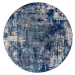 Flair Rugs koberce Kusový koberec Cocktail Wonderlust Dark blue kruh Rozměry koberců: 160x160 (p