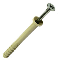 WT WINTECH Natloukací hmoždinka s rovným lemem 8 × 60 ny, 100 ks