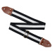 Cascha CGS-CD4 Guitar Strap Cotton - Black & White