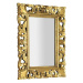 SAPHO SAMBLUNG zrcadlo ve vyřezávaném rámu 60x80cm, zlatá IN121