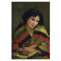 Obrazová reprodukce Chilly, Willaim Bouguereau, 26.7 × 40 cm