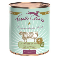 Terra Canis bez obilnin 6 x 800 g - Hovězí s cuketou, dýní & oregánem