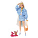 Barbie extra stylová blondýnka s pejskem, mattel hhn08