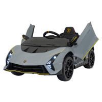 Mamido Dětské elektrické autíčko Lamborghini Invencible šedé