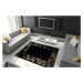 Dywany Łuszczów Kusový koberec Gloss 408C 86 glamour black/gold - 120x170 cm