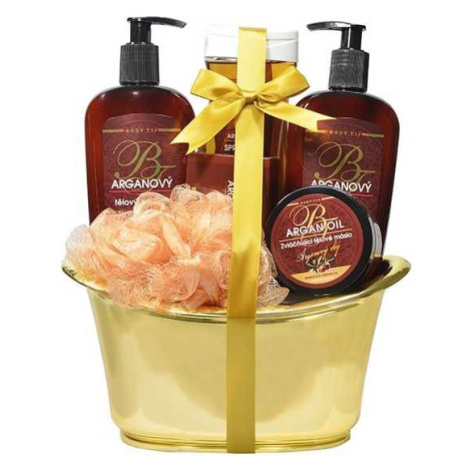 Dárkové balení Argan v dekorativní vaničce Vivaco