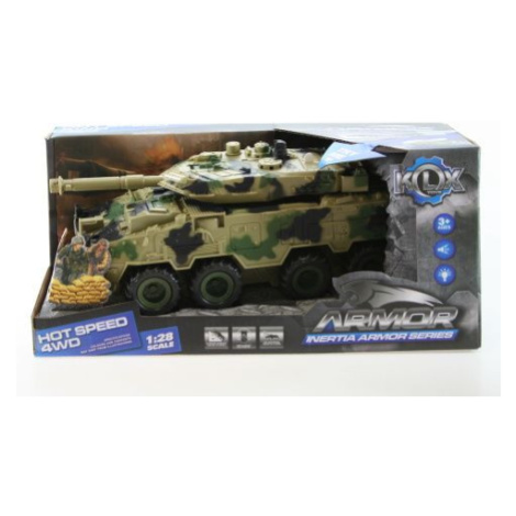 Lamps Tank vojenský maskáč světlý na baterie 24 x 10 cm