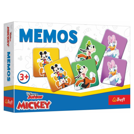 Trefl Hra - Pexeso - Mickey Mouse (malá krabice)