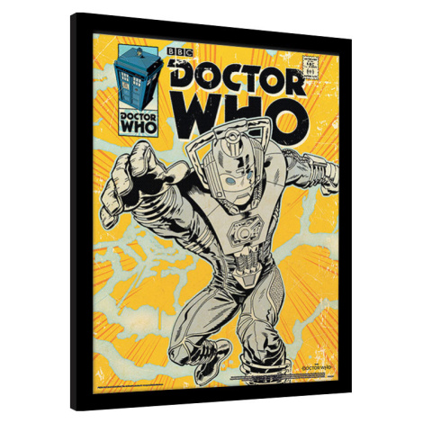 Obraz na zeď - Doctor Who - Cyberman Comic Pyramid