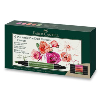 Popisovač Faber-Castell Pitt Artist Pen Dual Marker Flowers sada 5 ks Faber-Castell