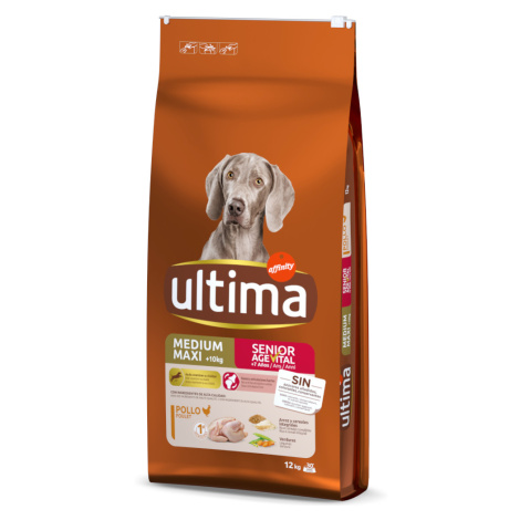 Ultima Medium / Maxi Senior s kuřecím - 2 x 12 kg Affinity Ultima