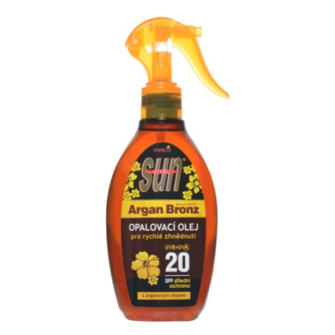 VIVACO Opalovací olej s BIO arganovým olejem SPF 20 SUN VITAL
