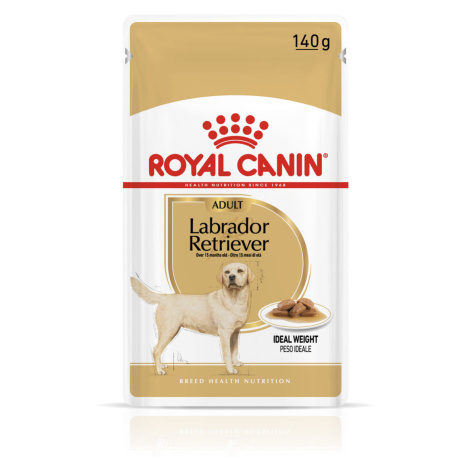 ROYAL CANIN Labrador Retriever Adult kousky v omáčce pro psy 10 × 140 g